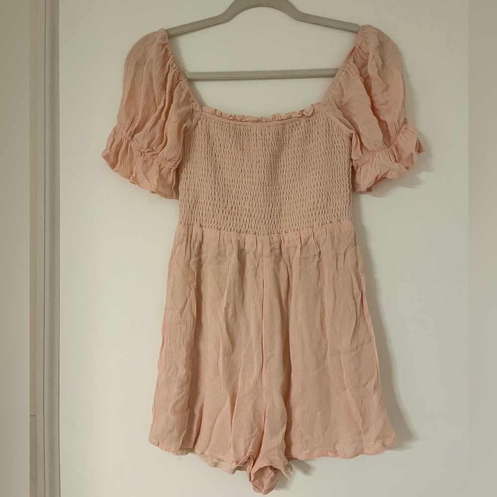 Francesca’s light pink romper